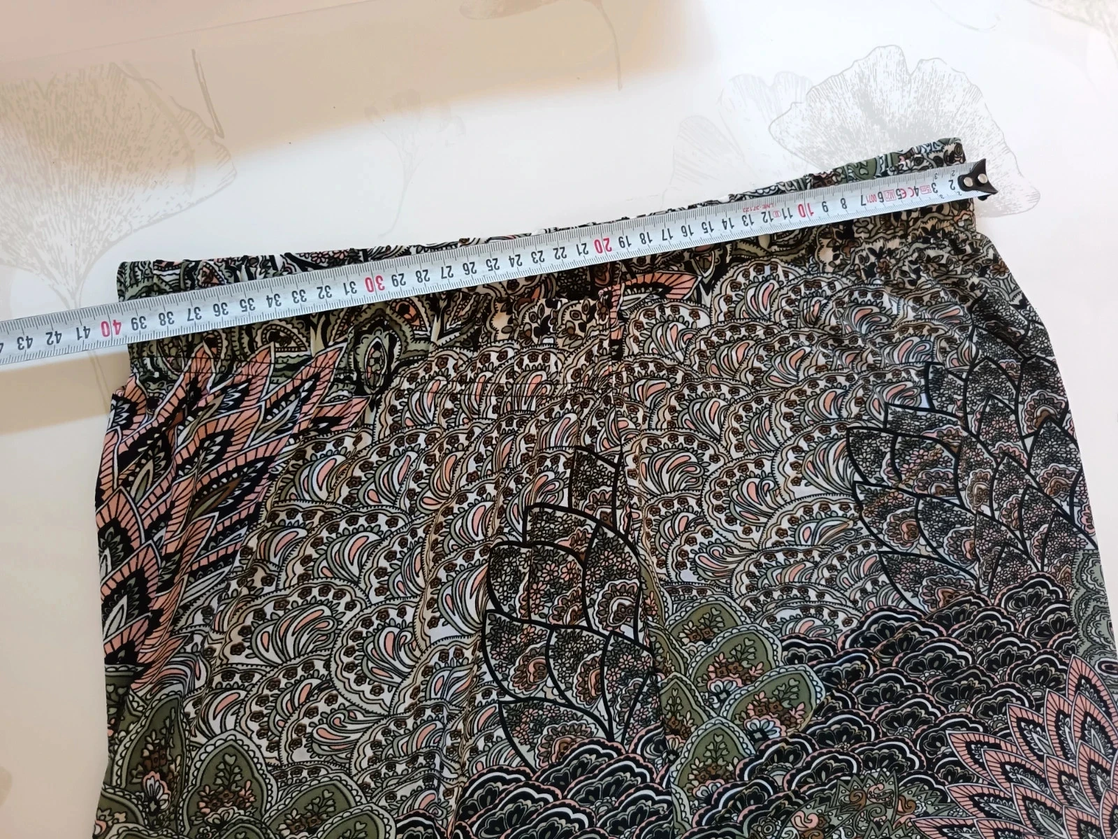 Calça palazzo feminina xl xxl estampada – photo 4